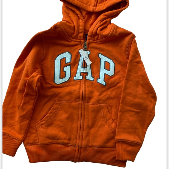 Lot (2pcs) of Toddler Boys GAP hoodie and long sleeves size 5T NWT - Picture 2 of 5